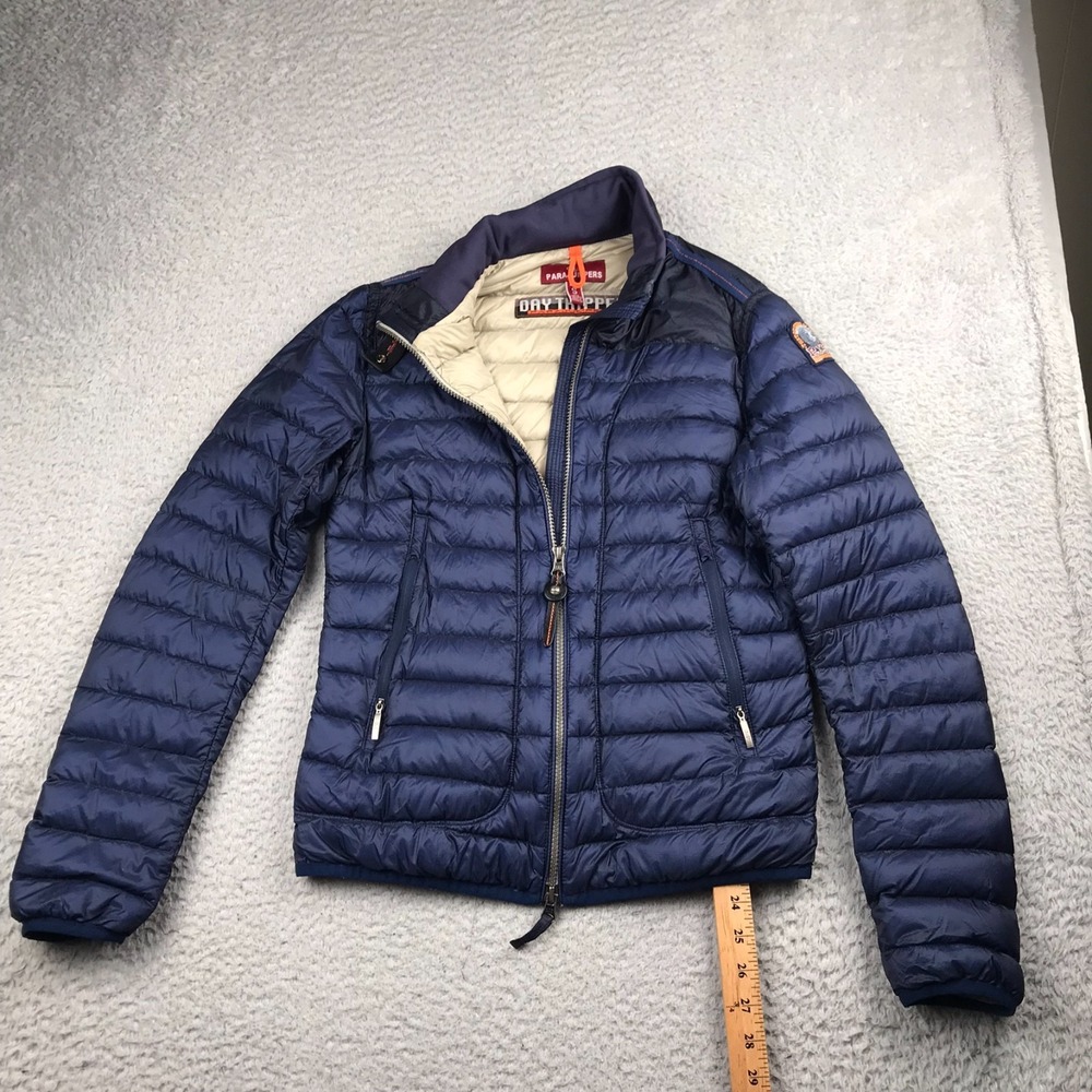 Parajumpers Day Tripper Down Puffer Jacket Womens S Navy